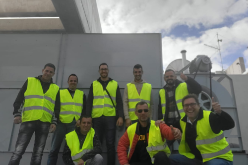 Visitan Tenerife alumnos del curso inicial Legionella