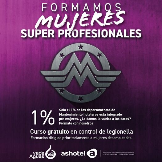 PROXIMOS CURSOS LEGIONELLA CON PRIORIDAD PARA MUJERES