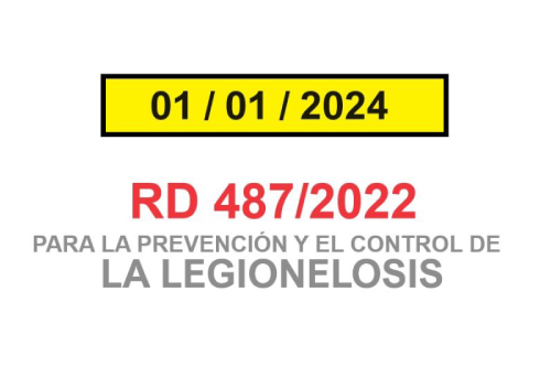 Nuevo RD 487/2022 servicio preventivo de Legionella