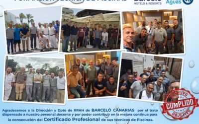 Formación técnica de piscinas (Barceló Hotels & Resorts – Vadeaguas)